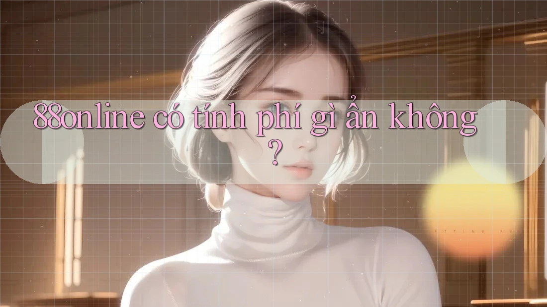 88online có tính phí gì ẩn không? 88online có tính phí gì ẩn không?