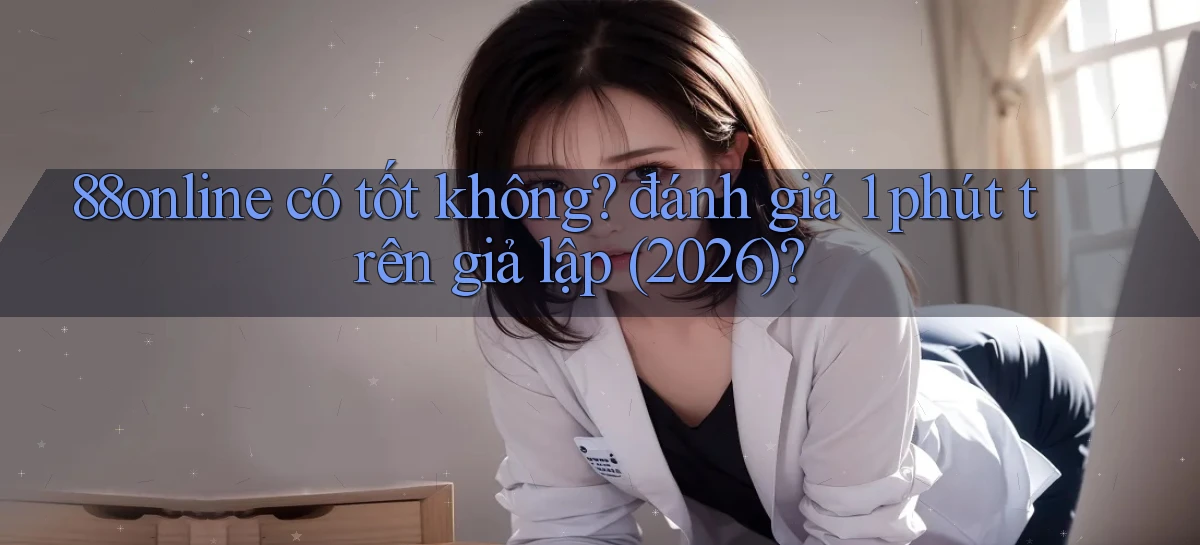 88online có tốt không đánh giá 1 phút trên giả lập (2026)