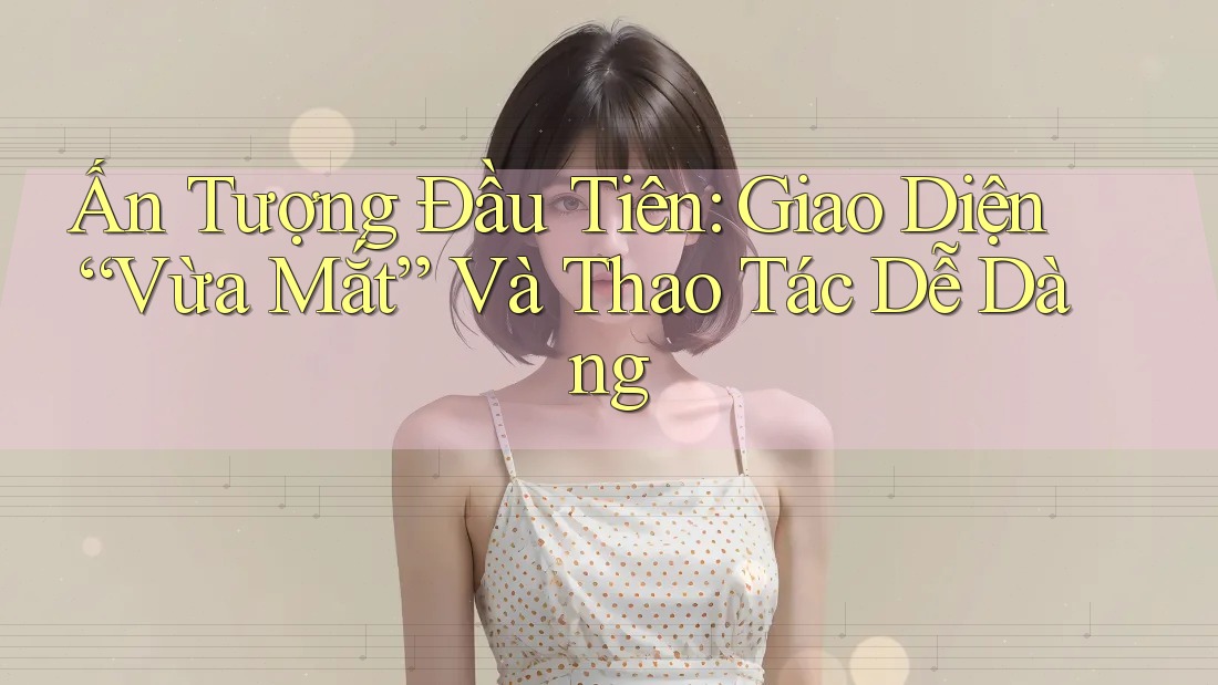 Ấn Tượng Đầu Tiên: Giao Diện “Vừa Mắt” Và Thao Tác Dễ Dàng Ấn Tượng Đầu Tiên: Giao Diện “Vừa Mắt” Và Thao Tác Dễ Dàng