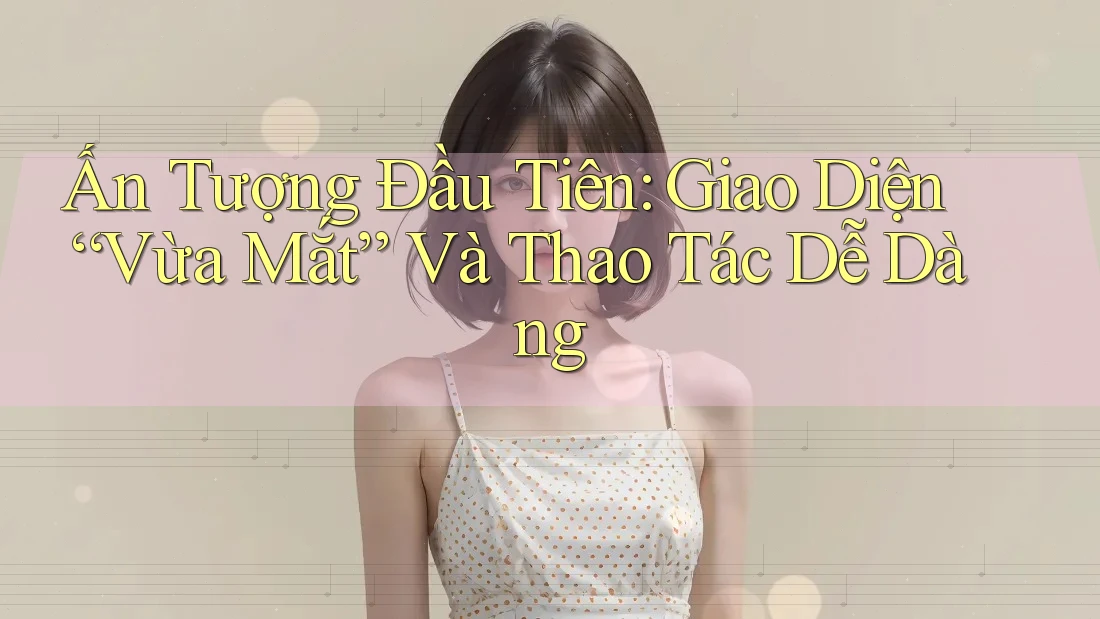 Ấn Tượng Đầu Tiên: Giao Diện “Vừa Mắt” Và Thao Tác Dễ Dàng