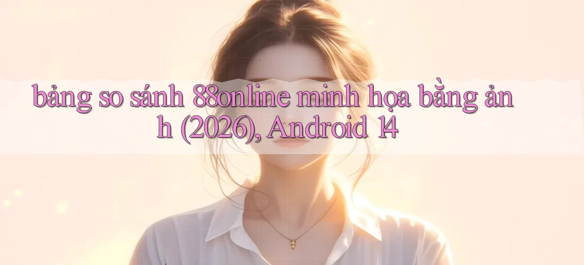 bảng so sánh 88online minh họa bằng ảnh (2026), Android 14