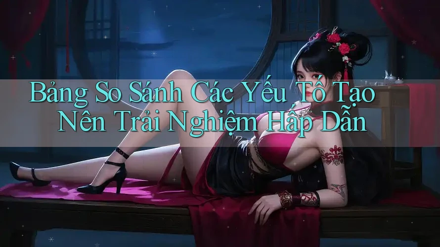 Bảng So Sánh Các Yếu Tố Tạo Nên Trải Nghiệm Hấp Dẫn Bảng So Sánh Các Yếu Tố Tạo Nên Trải Nghiệm Hấp Dẫn