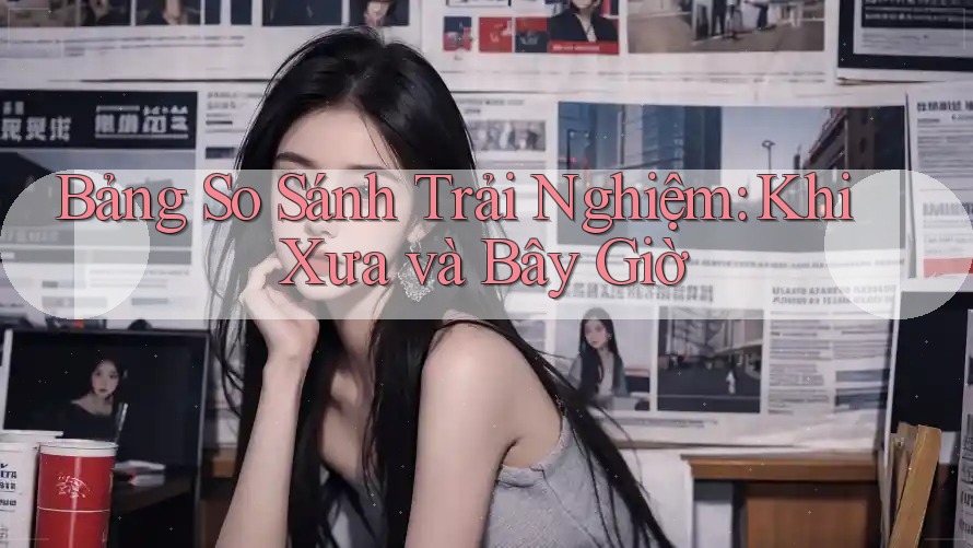 Bảng So Sánh Trải Nghiệm: Khi Xưa và Bây Giờ Bảng So Sánh Trải Nghiệm: Khi Xưa và Bây Giờ