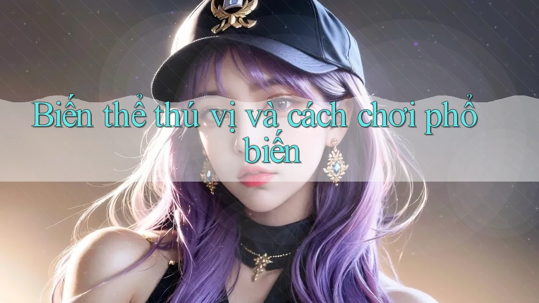 Biến thể thú vị và cách chơi phổ biến Biến thể thú vị và cách chơi phổ biến