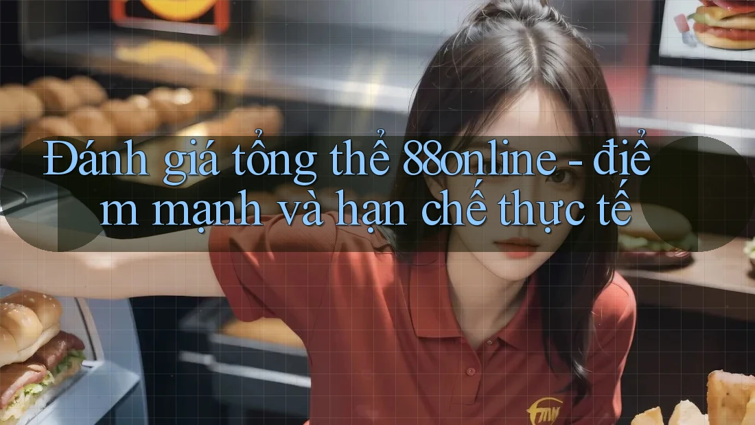 Đánh giá tổng thể 88online - điểm mạnh và hạn chế thực tế Đánh giá tổng thể 88online - điểm mạnh và hạn chế thực tế