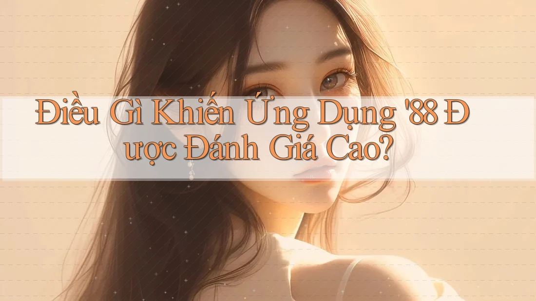 Điều Gì Khiến Ứng Dụng '88 Được Đánh Giá Cao? Điều Gì Khiến Ứng Dụng '88 Được Đánh Giá Cao?