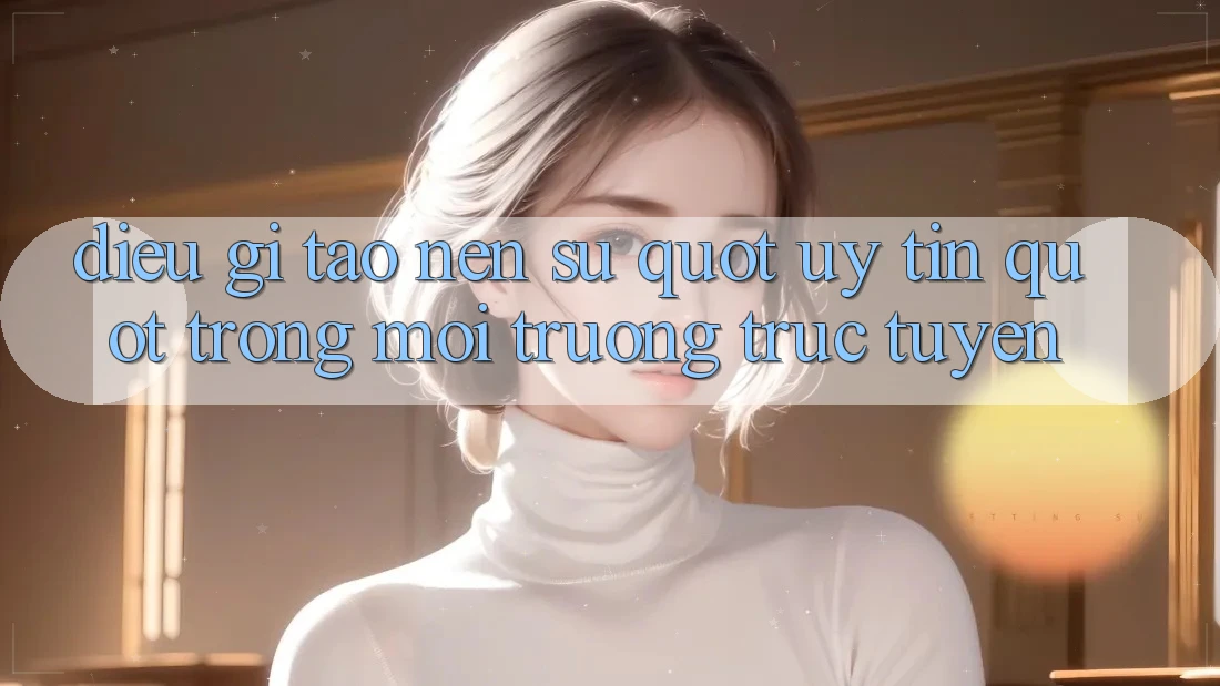 Điều Gì Tạo Nên Sự " Uy Tín" Trong Môi Trường Trực Tuyến? Điều Gì Tạo Nên Sự " Uy Tín" Trong Môi Trường Trực Tuyến?