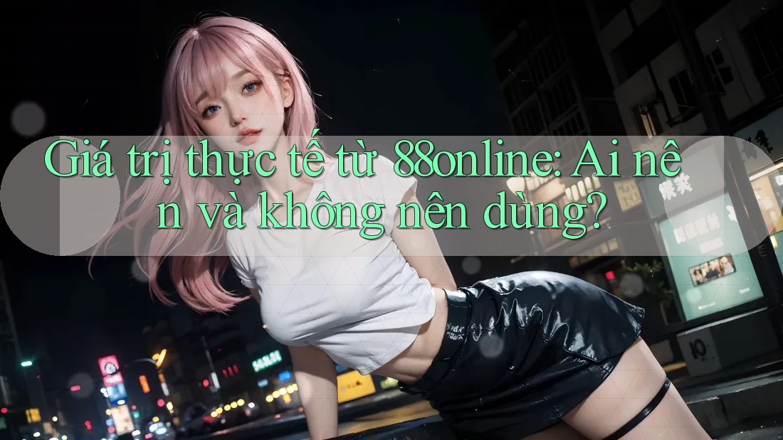 Giá trị thực tế từ 88online: Ai nên và không nên dùng? Giá trị thực tế từ 88online: Ai nên và không nên dùng?