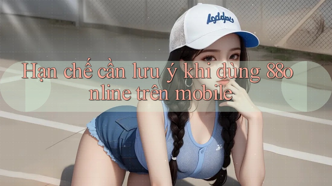 Hạn chế cần lưu ý khi dùng 88online trên mobile Hạn chế cần lưu ý khi dùng 88online trên mobile