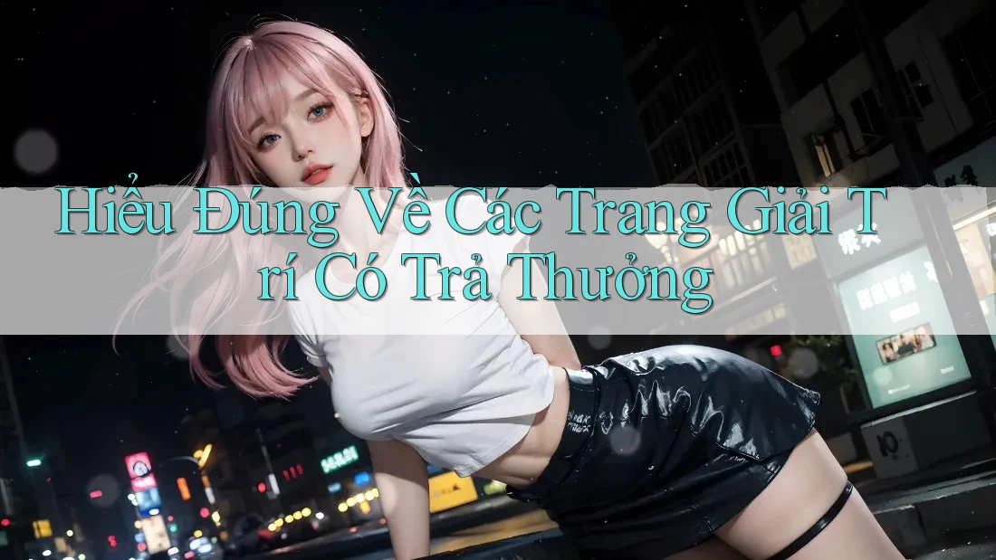 Hiểu Đúng Về Các Trang Giải Trí Có Trả Thưởng Hiểu Đúng Về Các Trang Giải Trí Có Trả Thưởng