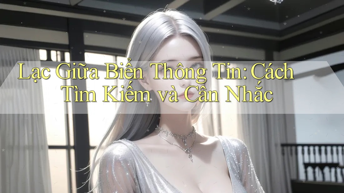 Lạc Giữa Biển Thông Tin: Cách Tìm Kiếm và Cân Nhắc Lạc Giữa Biển Thông Tin: Cách Tìm Kiếm và Cân Nhắc