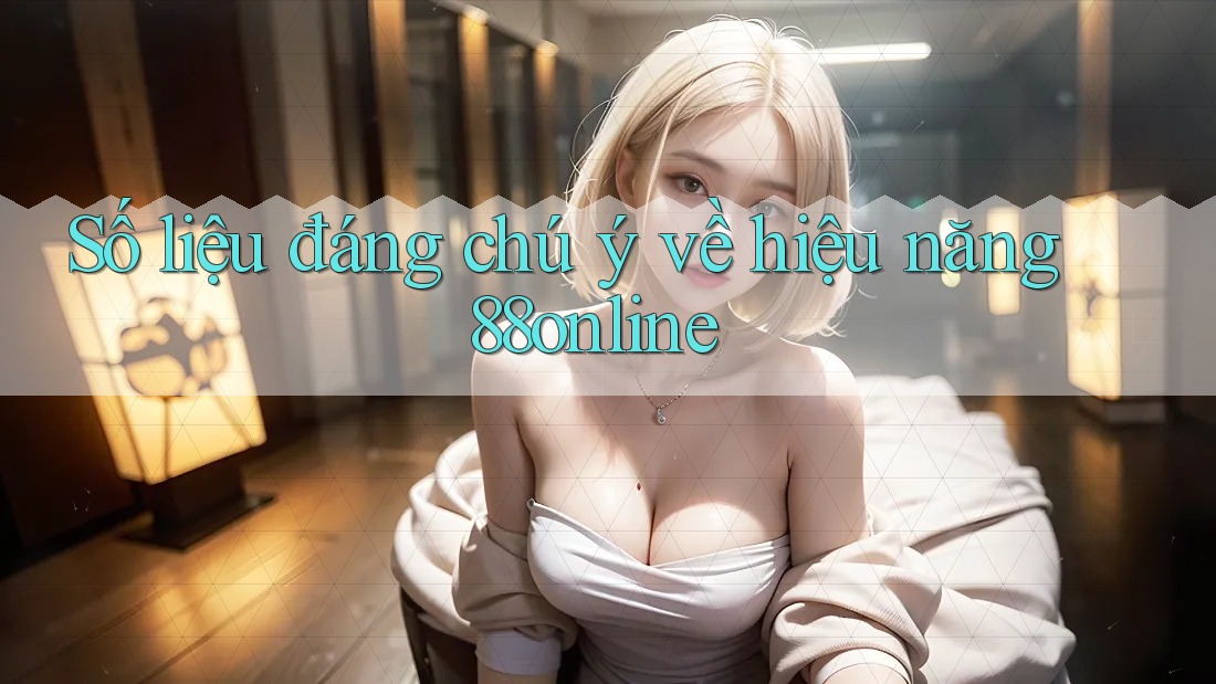 Số liệu đáng chú ý về hiệu năng 88online Số liệu đáng chú ý về hiệu năng 88online