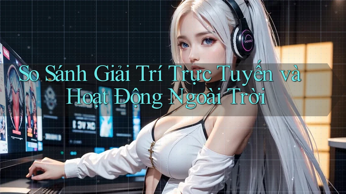 So Sánh Giải Trí Trực Tuyến và Hoạt Động Ngoài Trời