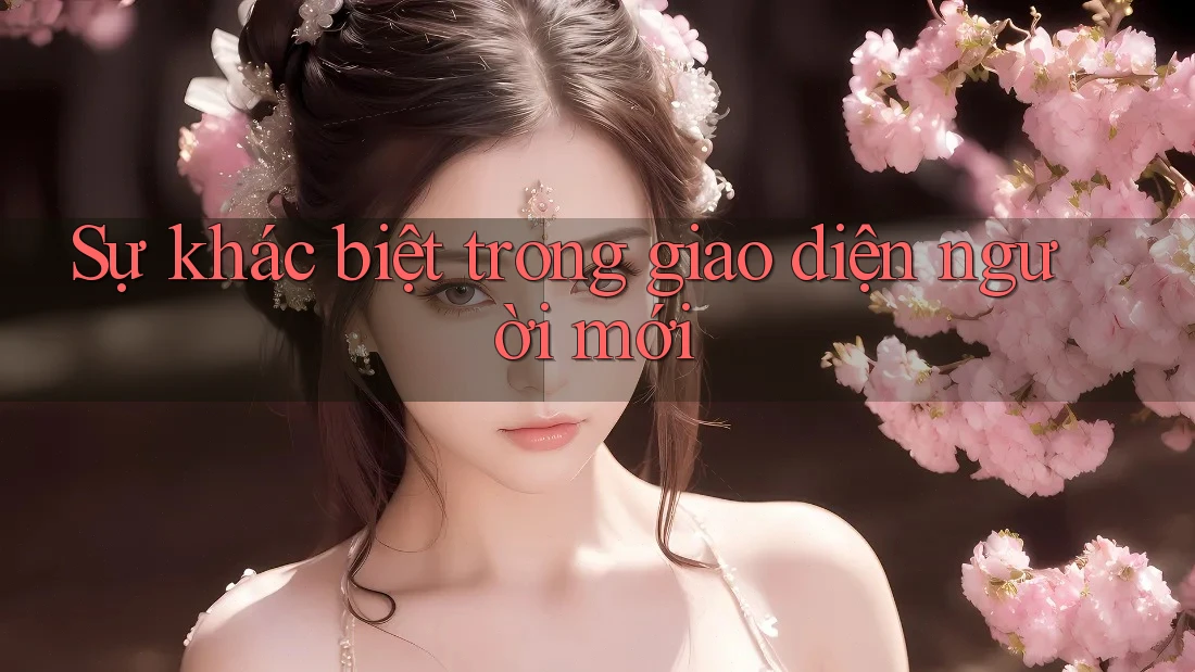 Sự khác biệt trong giao diện người mới Sự khác biệt trong giao diện người mới