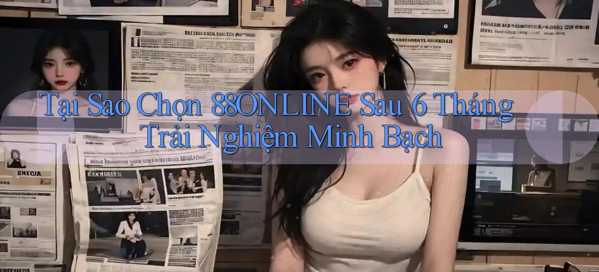 Tại sao chọn 88online sau 6 tháng trải nghiệm   minh bạch