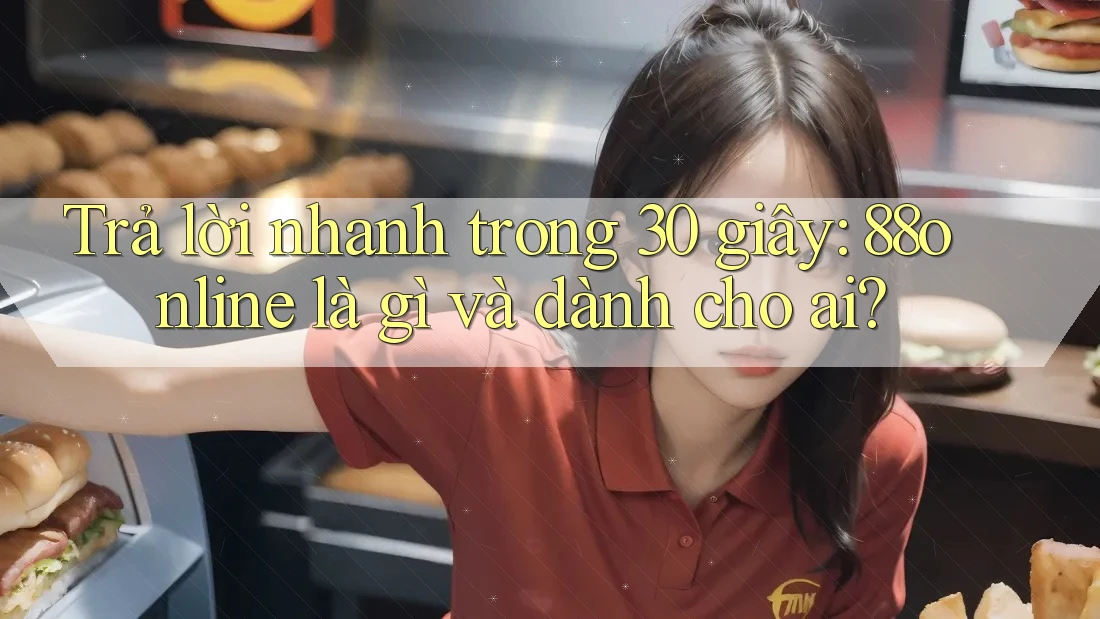 Trả lời nhanh trong 30 giây: 88online là gì và dành cho ai? Trả lời nhanh trong 30 giây: 88online là gì và dành cho ai?