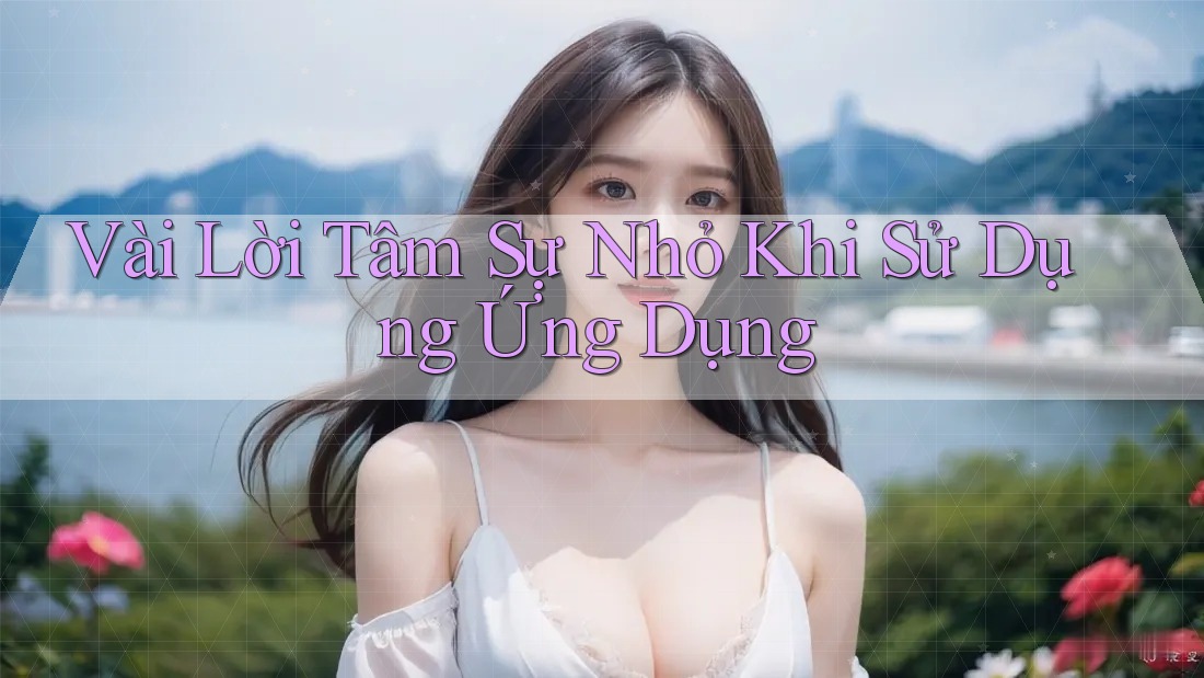 Vài Lời Tâm Sự Nhỏ Khi Sử Dụng Ứng Dụng Vài Lời Tâm Sự Nhỏ Khi Sử Dụng Ứng Dụng